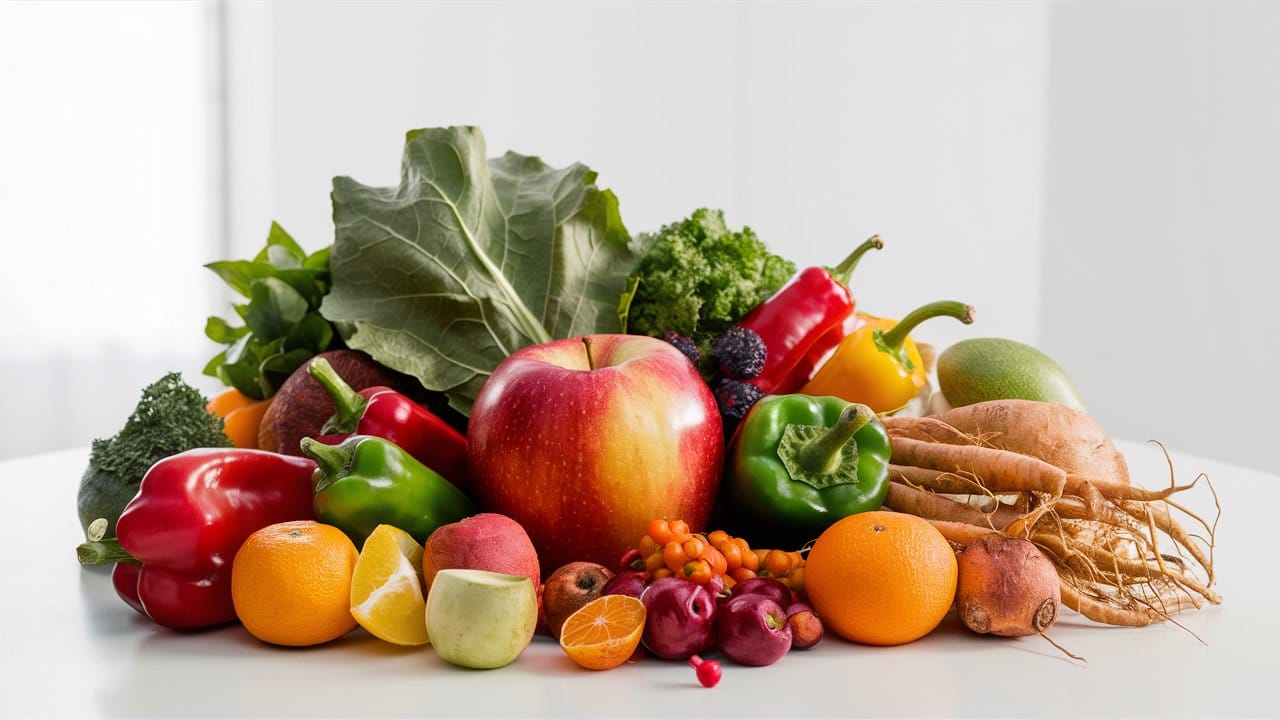 Fruits and vegetables